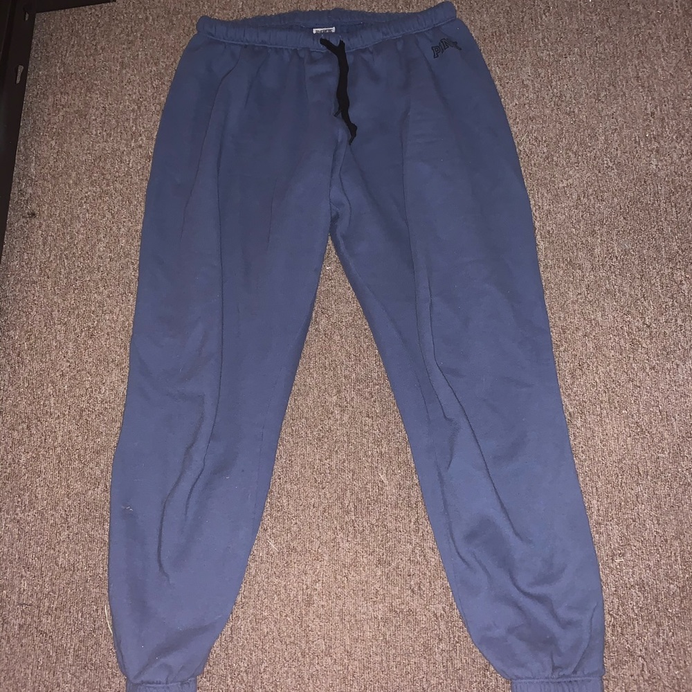 PINK dark blue sweatpants